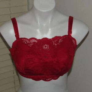 INSTANTShaping Red Lace Bra Size 38B